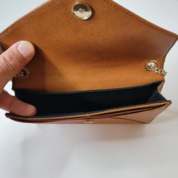 Barneys New York Envelope Clutch with Shoulder Chain - Picture 6 of 12